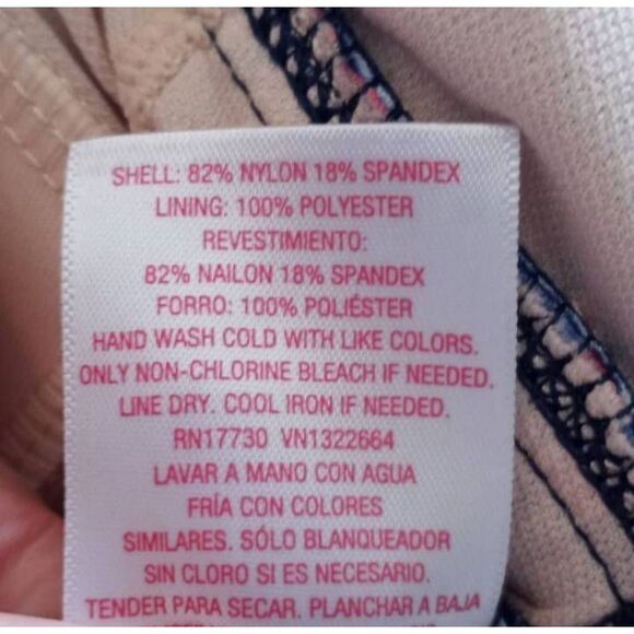 ISABEL MATERNITY BY INGRID & ISABEL NAVY, PINK, & WHITE FLORAL ONE PIECE SWIMSUI - Picture 7 of 7